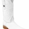 Guadalajara Western Wear White Diamond Deer Imitation Versace Toe Men's Boots - White