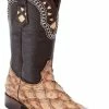 Guadalajara Western Wear White Diamond Python Versace Toe Men's Boots - Orix
