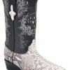 Guadalajara Western Wear White Diamond Python J Toe Men's Boots - Natural 1 Guadalajara Western Wear White Diamond Python J Toe Men's Boots - Natural