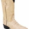 Guadalajara Western Wear White Diamond Caiman Imitation Men's J Toe Boots - Orix