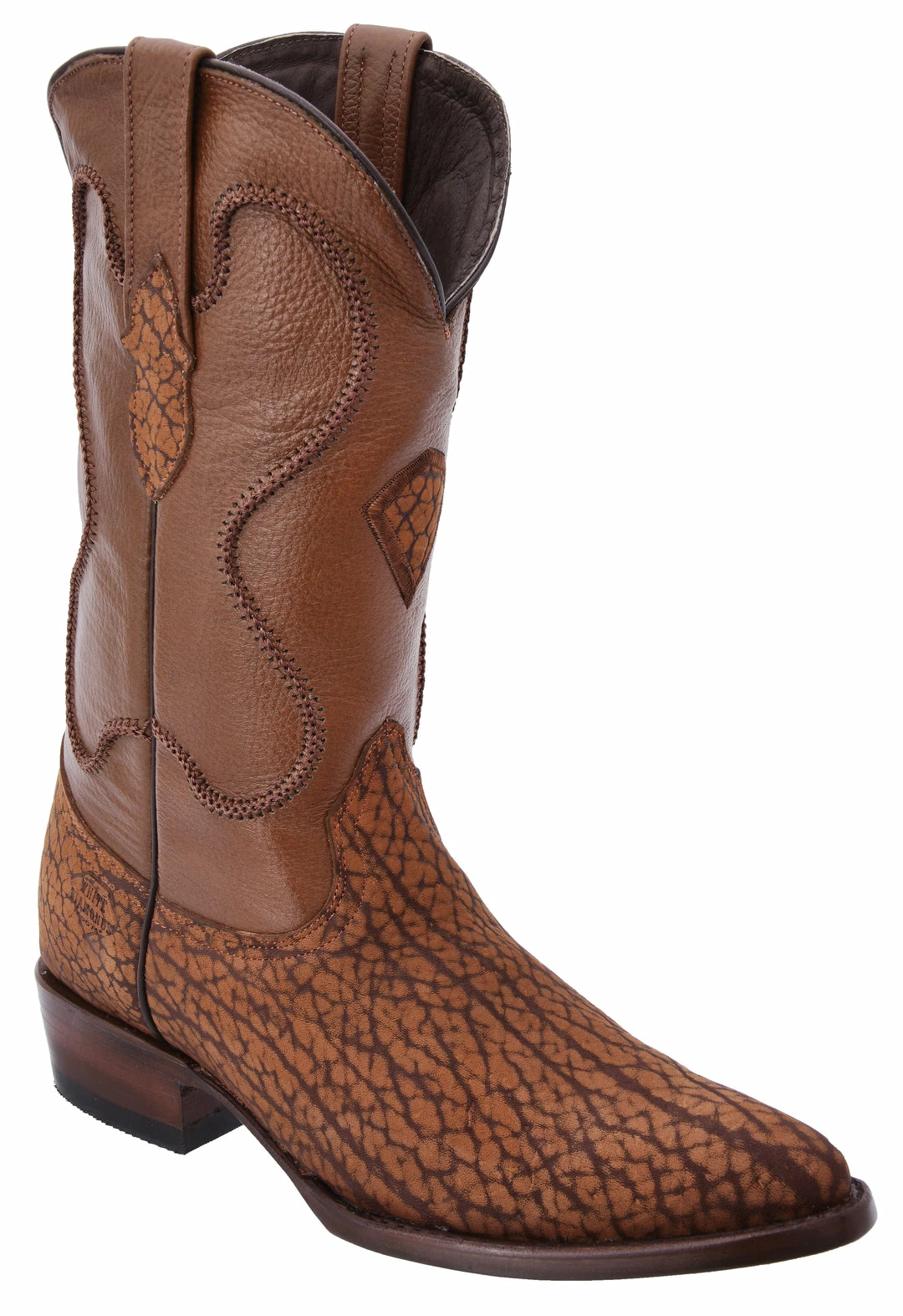 Guadalajara Western Wear White Diamond Bull Shoulder J Toe Men's Boots - Honey 3 Guadalajara Western Wear White Diamond Bull Shoulder J Toe Men's Boots - Honey