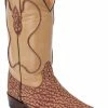 Guadalajara Western Wear White Diamond Bull Shoulder J Toe Men's Boots - Sand 2 Guadalajara Western Wear White Diamond Bull Shoulder J Toe Men's Boots - Sand