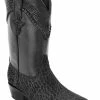 Guadalajara Western Wear White Diamond Bull Shoulder J Toe Men's Boots - Black 2 Guadalajara Western Wear White Diamond Bull Shoulder J Toe Men's Boots - Black