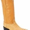 Guadalajara Western Wear White Diamond Caiman J Toe Men's Boot - Butter