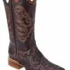 White Diamond Boots White Diamond Wide Square Men's Boot - Brown