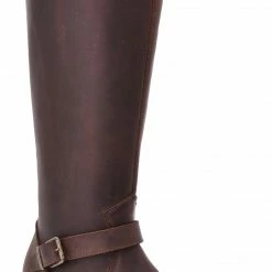 Guadalajara Western Wear White Diamond Brown Round Toe Women Boot
