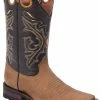 Guadalajara Western Wear White Diamond Brown Square Toe Women Boot 2 Guadalajara Western Wear White Diamond Brown Square Toe Women Boot