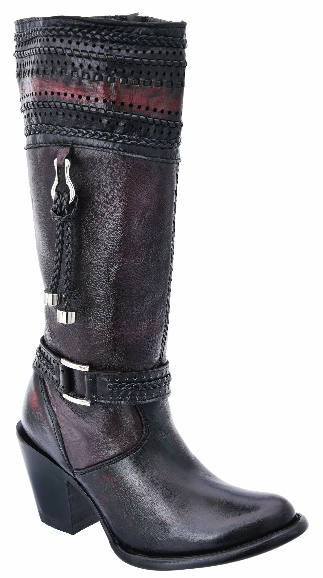 Guadalajara Western Wear White Diamond Cherry Round Toe Women Boot 3 Guadalajara Western Wear White Diamond Cherry Round Toe Women Boot