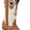 Guadalajara Western Wear White Diamond Honey/White Square Toe Women Boot