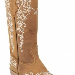 Guadalajara Western Wear White Diamond Honey/White Square Toe Women Boot