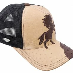 Guadalajara Western Wear Accessories White Diamond Truker Caballo Exotic Cap - Orix