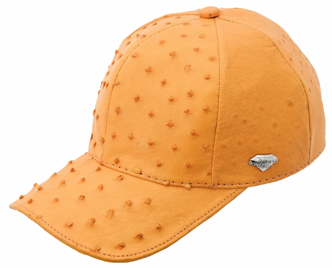 Guadalajara Western Wear White Diamond Avestruz Exotic Cap - Butter Accessories 3 Guadalajara Western Wear White Diamond Avestruz Exotic Cap - Butter Accessories