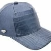Guadalajara Western Wear White Diamond Avestruz / Caiman Exotic Cap - Azul 2 Guadalajara Western Wear White Diamond Avestruz / Caiman Exotic Cap - Azul