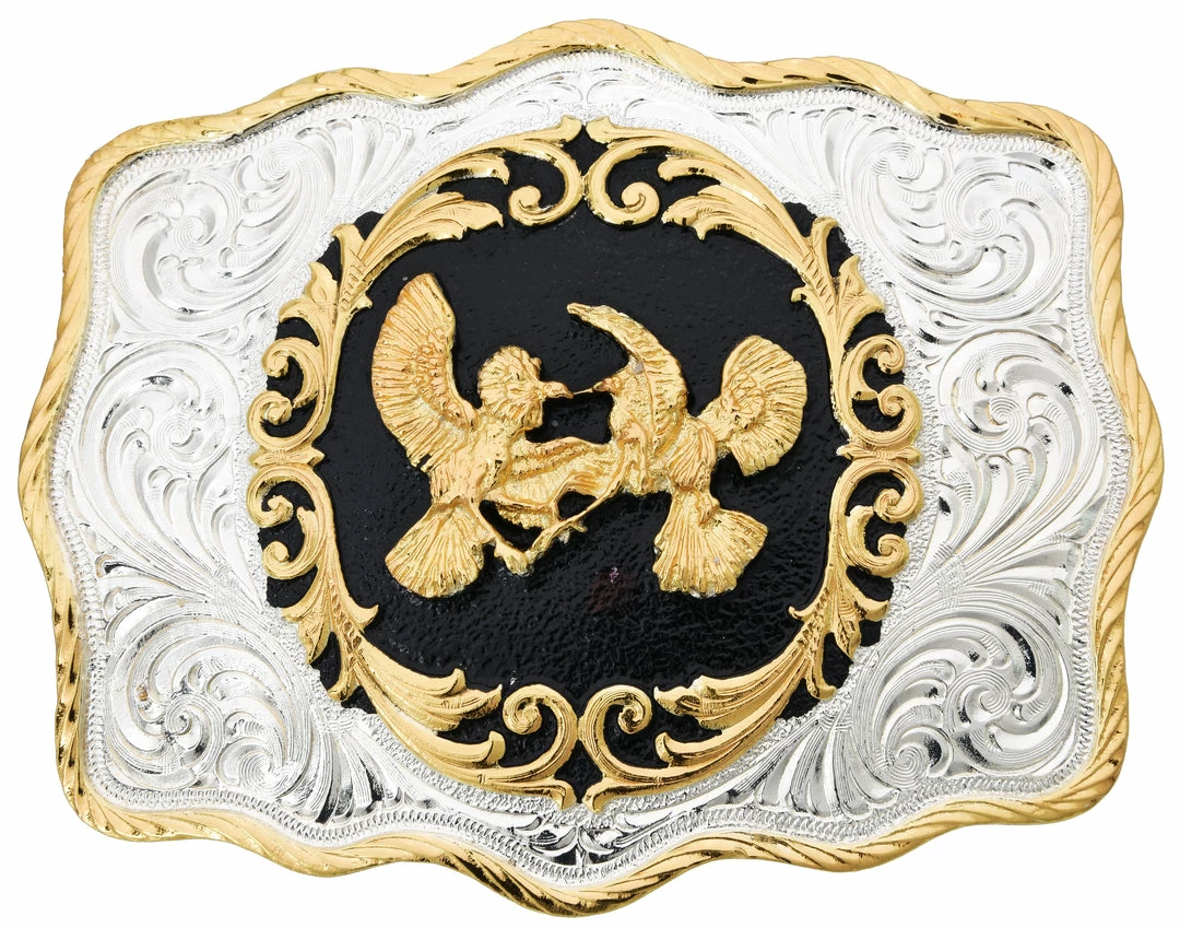 Guadalajara Western Wear Buckle / Hebilla 1286-8 3 Guadalajara Western Wear Buckle / Hebilla 1286-8