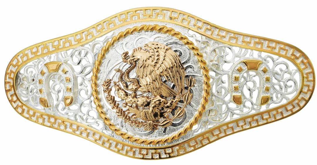 Guadalajara Western Wear Buckle / Hebilla 1307-8 3 Guadalajara Western Wear Buckle / Hebilla 1307-8
