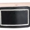 Guadalajara Western Wear White Diamond Pita Cordenado Leather Belt - Negro