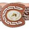 Guadalajara Western Wear White Diamond Piteado Regular Leather Belt - Natural 1 Guadalajara Western Wear White Diamond Piteado Regular Leather Belt - Natural
