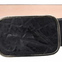 Guadalajara Western Wear White Diamond Elefante Clon Leather Belt - Negro Men