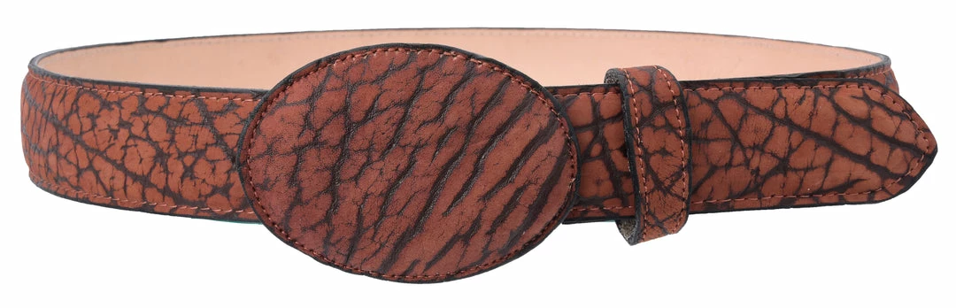 Guadalajara Western Wear White Diamond Bull Shoulder Leather Belt - Miel 3 Guadalajara Western Wear White Diamond Bull Shoulder Leather Belt - Miel