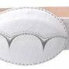 Guadalajara Western Wear White Diamond Caiman Belly Print Leather Belt - Tejido Blanco Men
