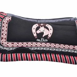 Guadalajara Western Wear Suadero Lona Cuadrado Negro