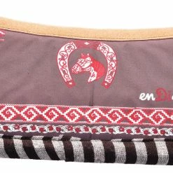 Guadalajara Western Wear Suadero Pony Tejido Cuadrado Cafe Horse Gear / Accesorios Para Caballo