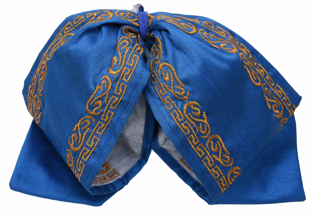 Guadalajara Western Wear Moño Charro - Azul / Oro 3 Guadalajara Western Wear Moño Charro - Azul / Oro