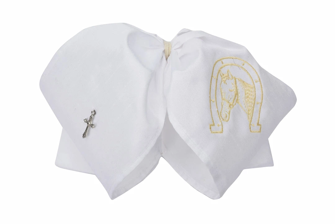 Guadalajara Western Wear Accessories Moño Charro - Blanco / Oro 3 Guadalajara Western Wear Accessories Moño Charro - Blanco / Oro